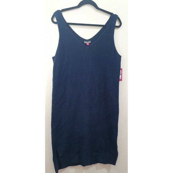 Vince Camuto Women's V-Neck Sleeveless Sweater Dress Size L - Picture 4 of 8